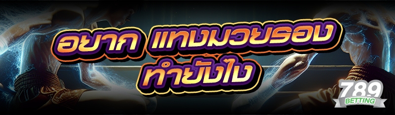 อยาก แทงมวยรอง ทำยังไง